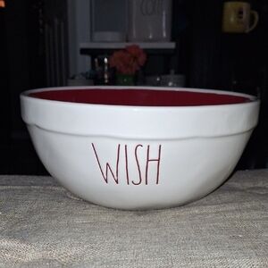 ♥️ Rae Dunn WISH Ceramic Bowl